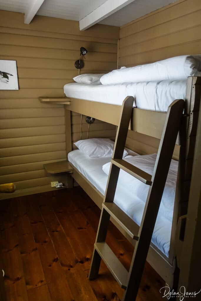 Cabin interior - second bedroom