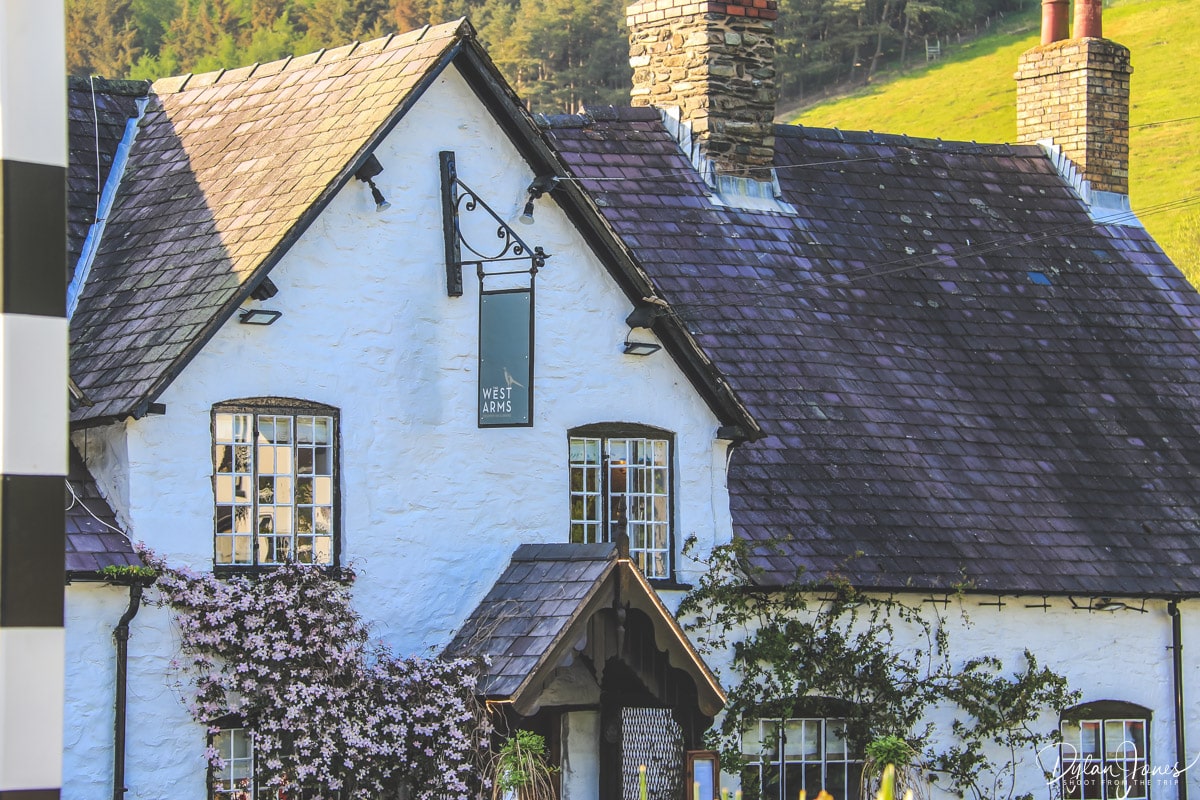 The stunning facade of The West Arms Hotel