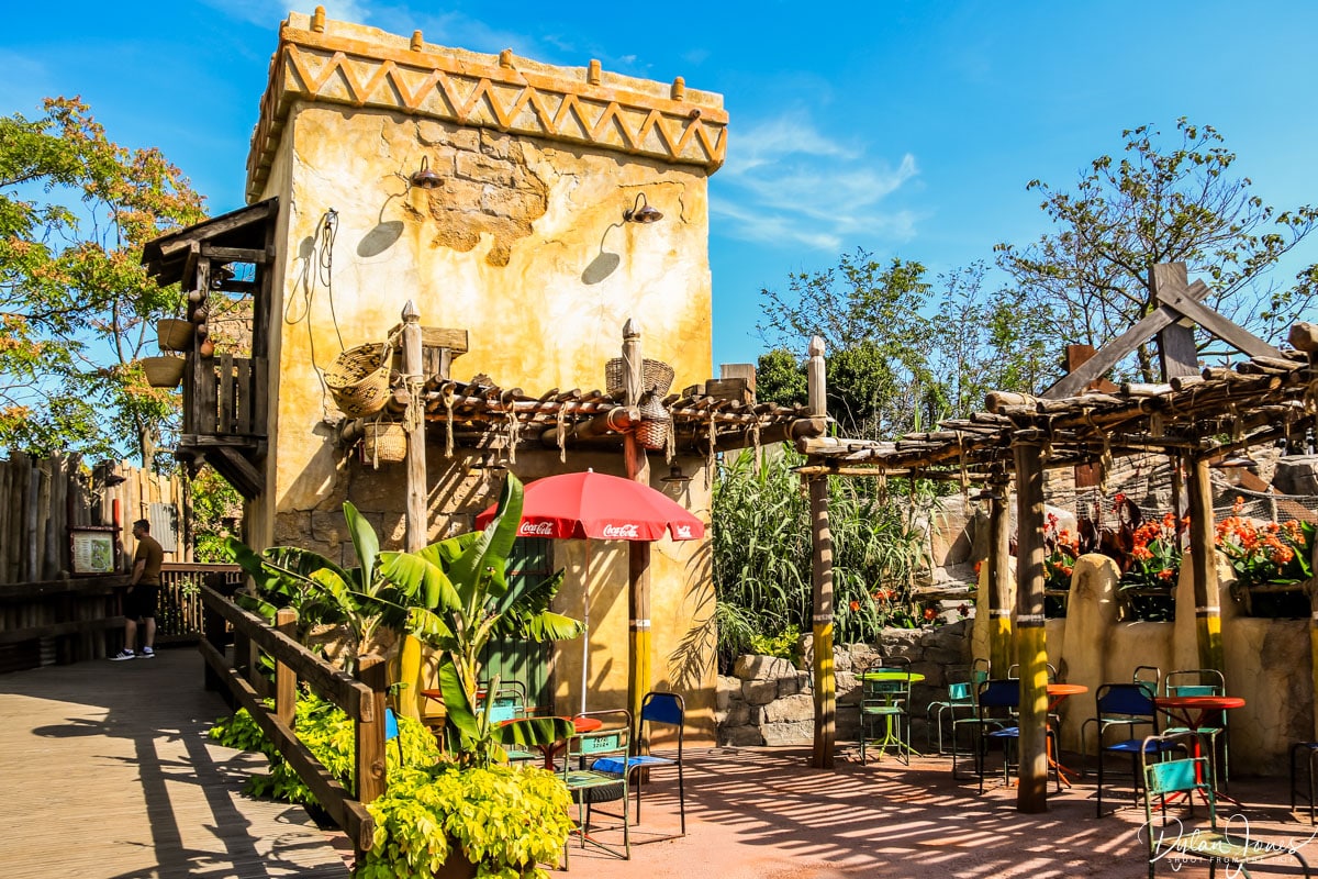 Exploring the Deep in Africa themed area of Phantasialand