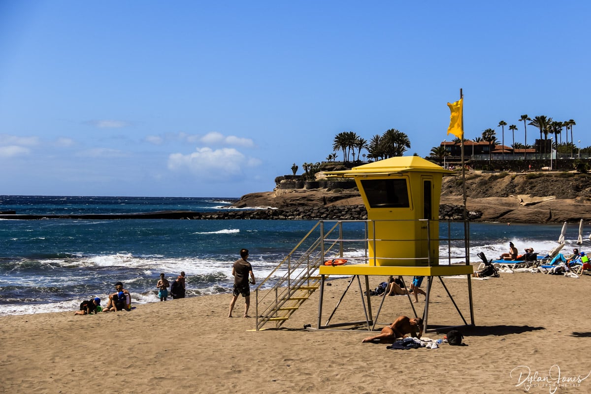 The beaches of southern Tenerife