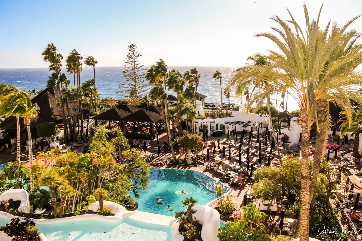 The pool area at the Dreams Jardin Tropical Resort & Spa, Tenerife