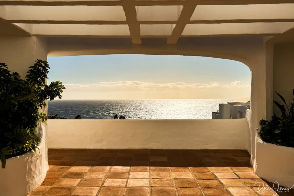Scenic rooftop verandas