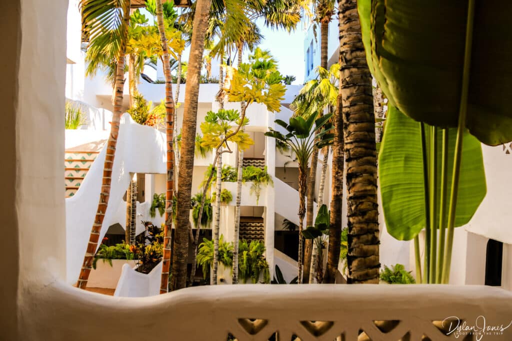 Stunning sunken gardens at the Dreams Jardin Tropical Resort & Spa, Tenerife