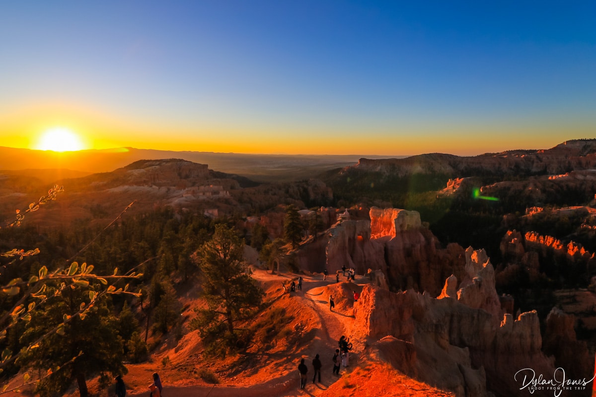 Stunning sunrise at Bryce Canyon