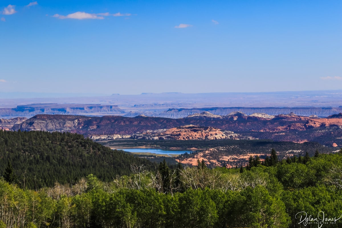 Views towards Capitol Reef on Scenic Byway 12