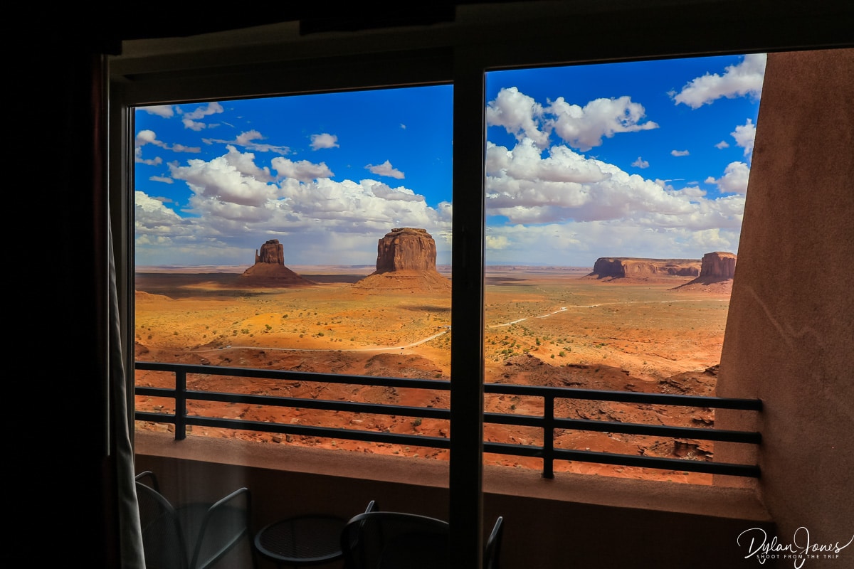 Room views from The View Hotel, Monument Valley