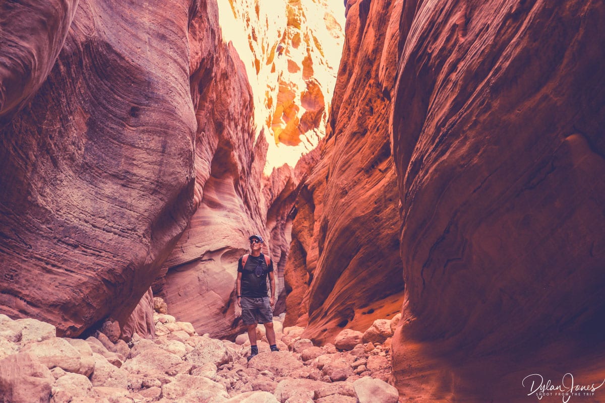 Visiting Buckskin Gulch Slot Canyon on a Utah road trip