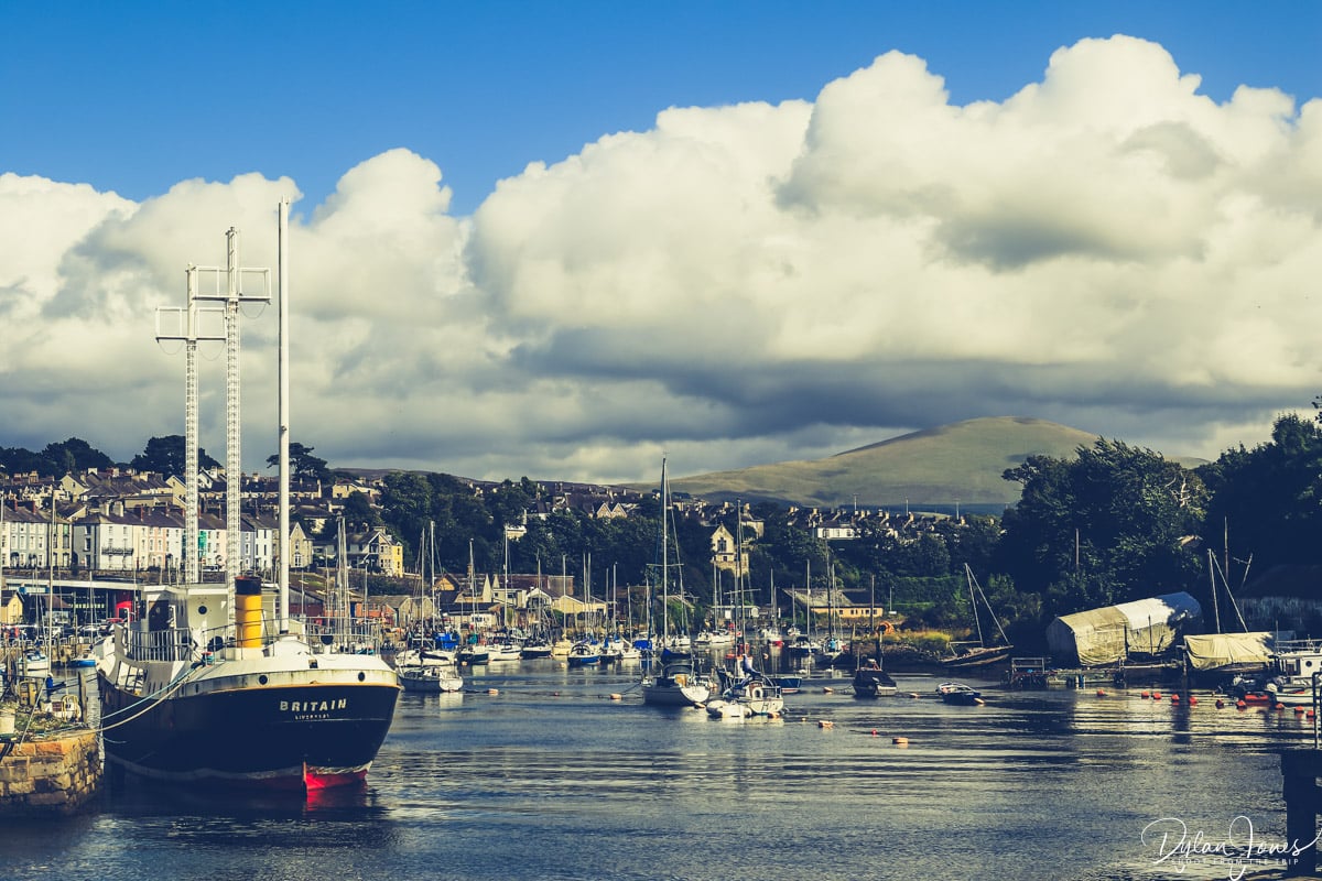 Harbour views in Caernarfon