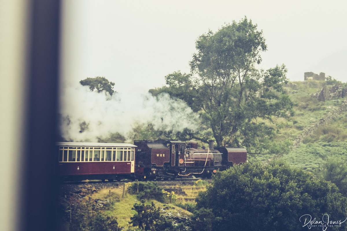 Welsh Highland Railway steam train