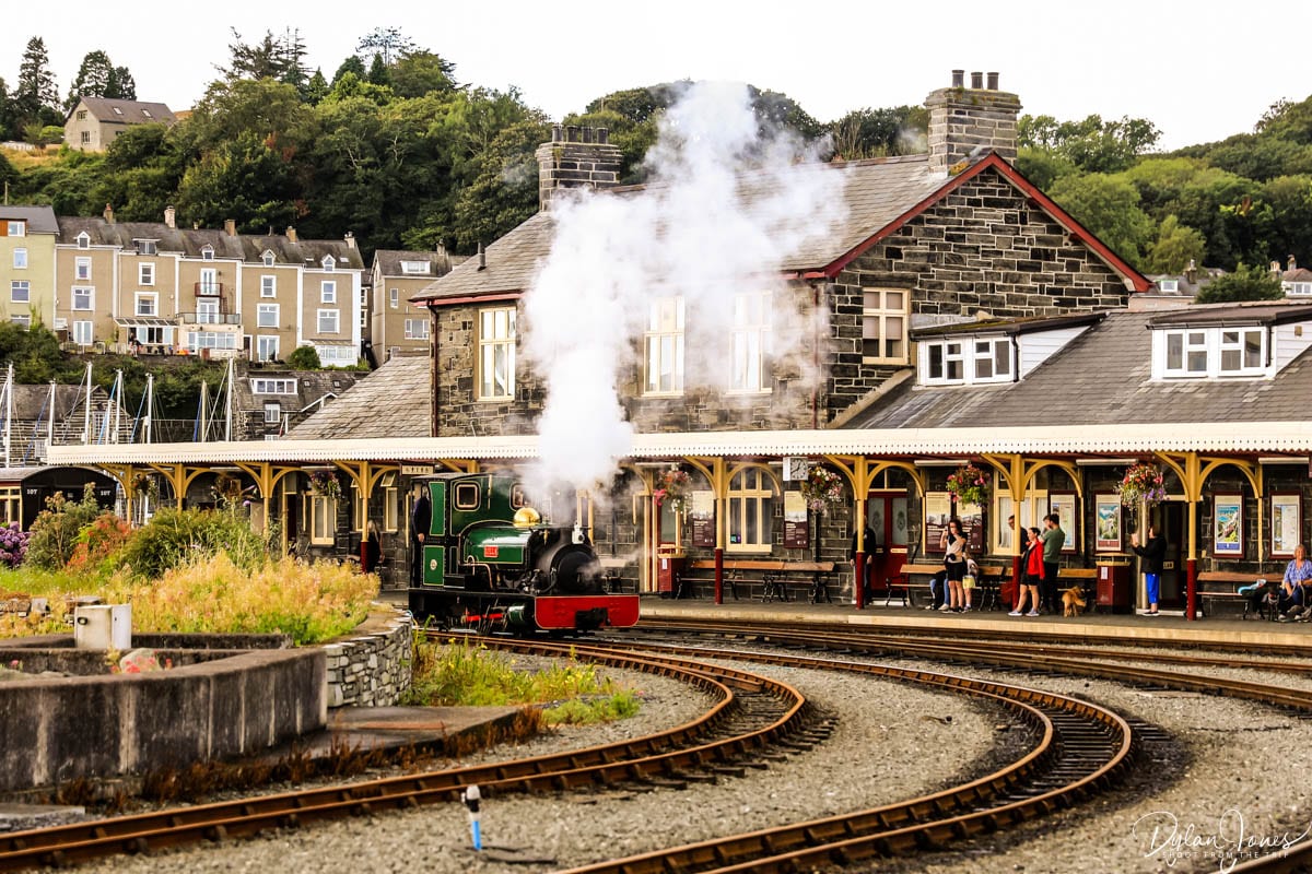 Welsh Highland Railway steam train