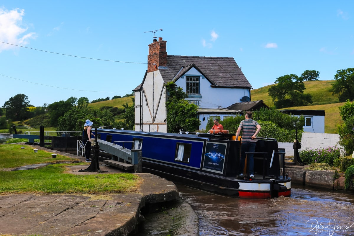 Heading into the lock