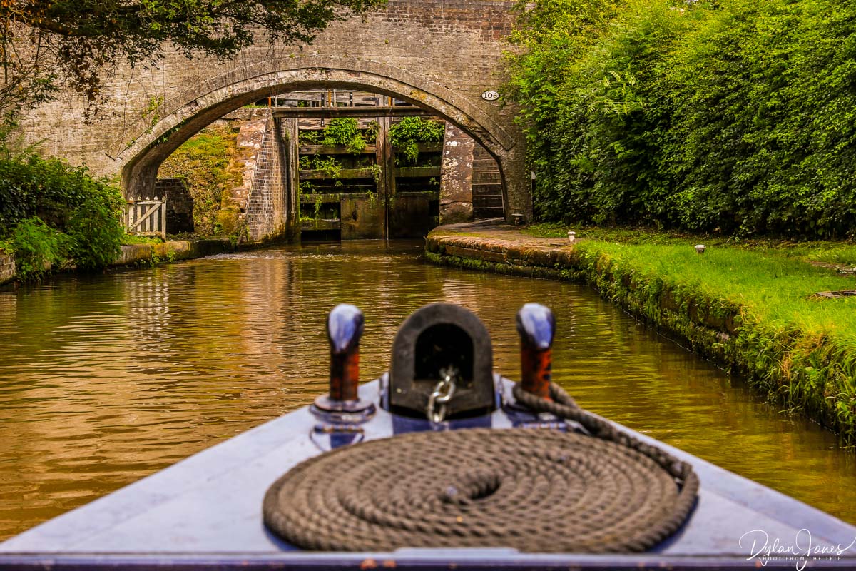 Waiting for the locks on the Shropshire Union Canal